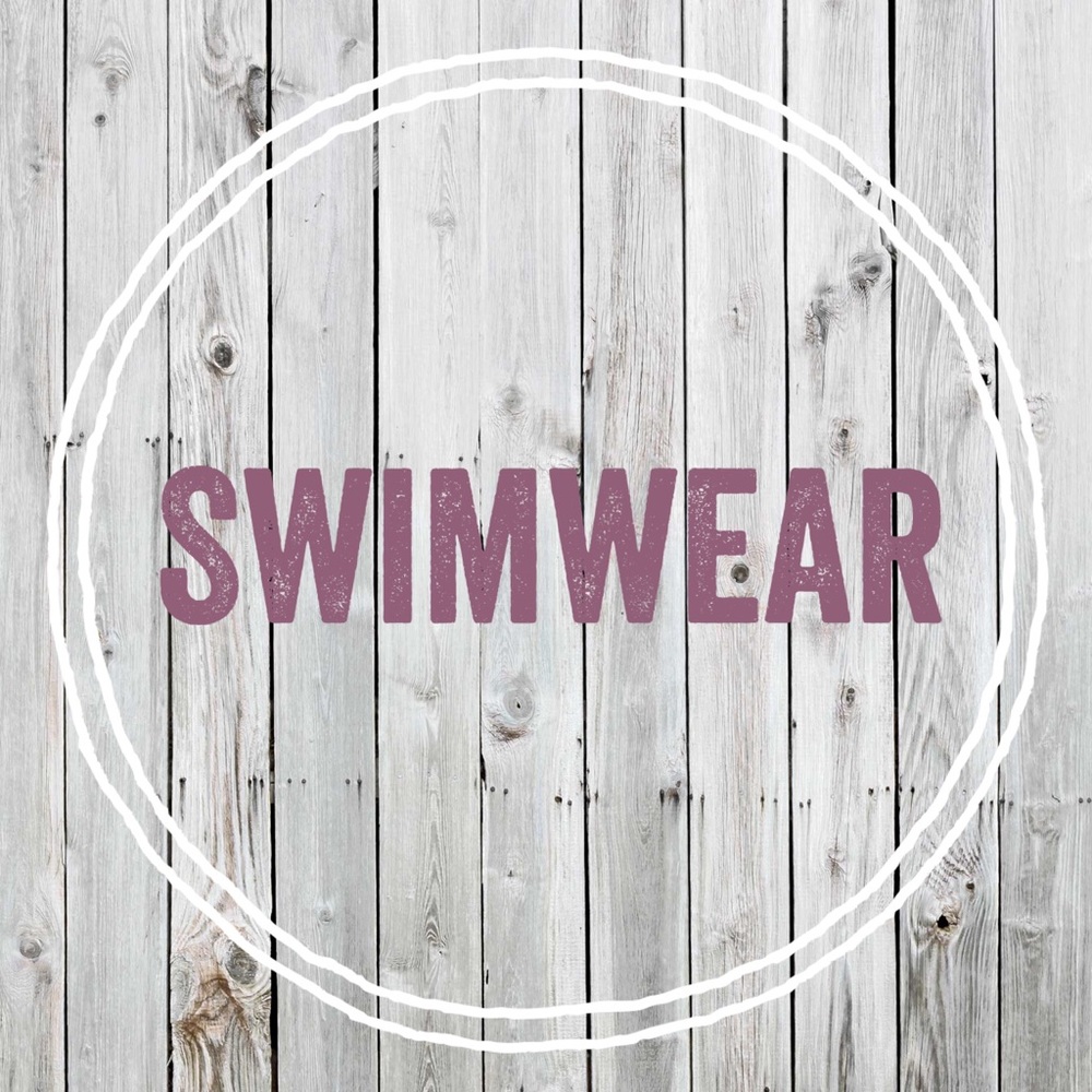 Bikinis, one pieces, etc.